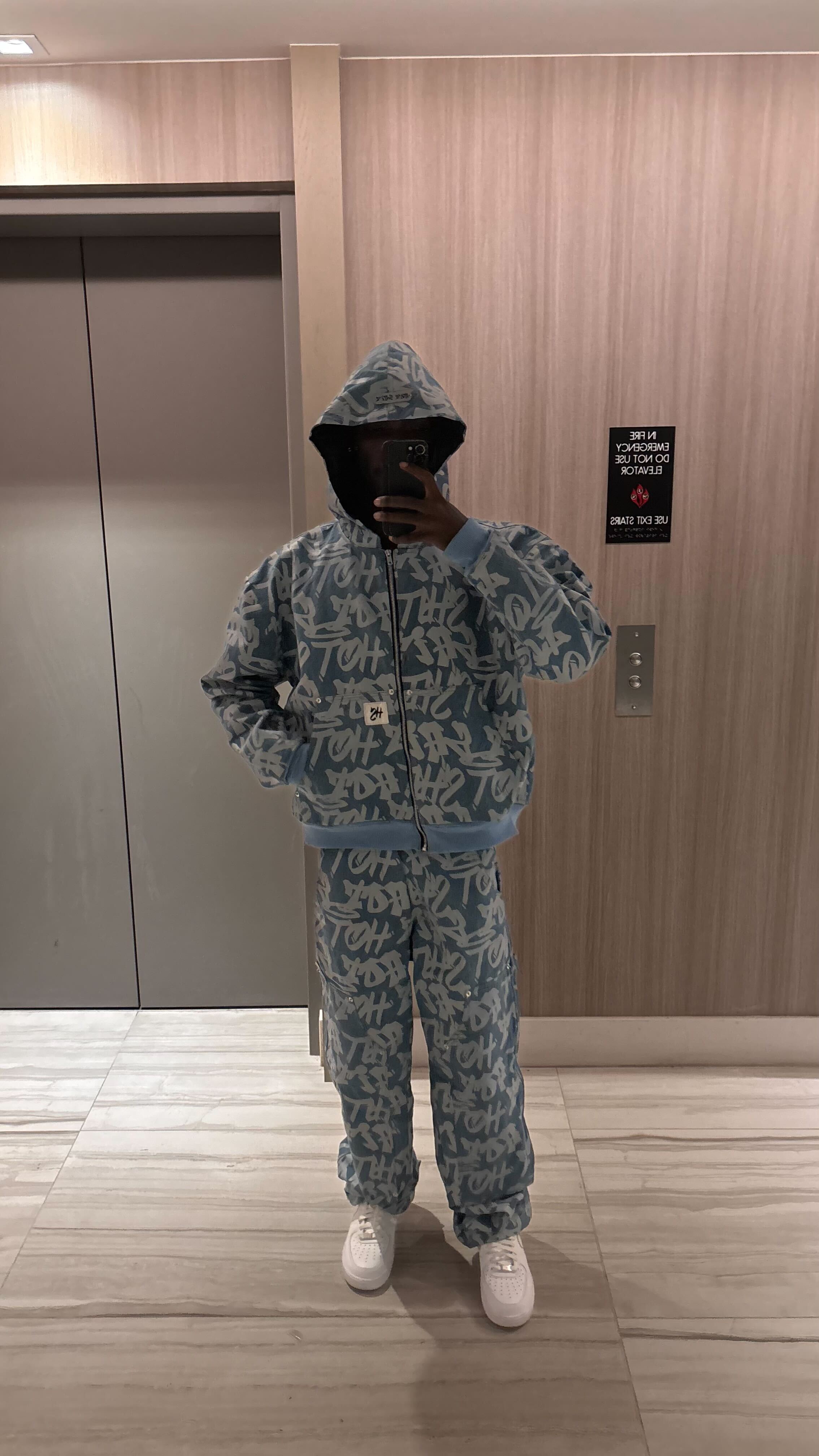 HEAVY WASH DENIM SET