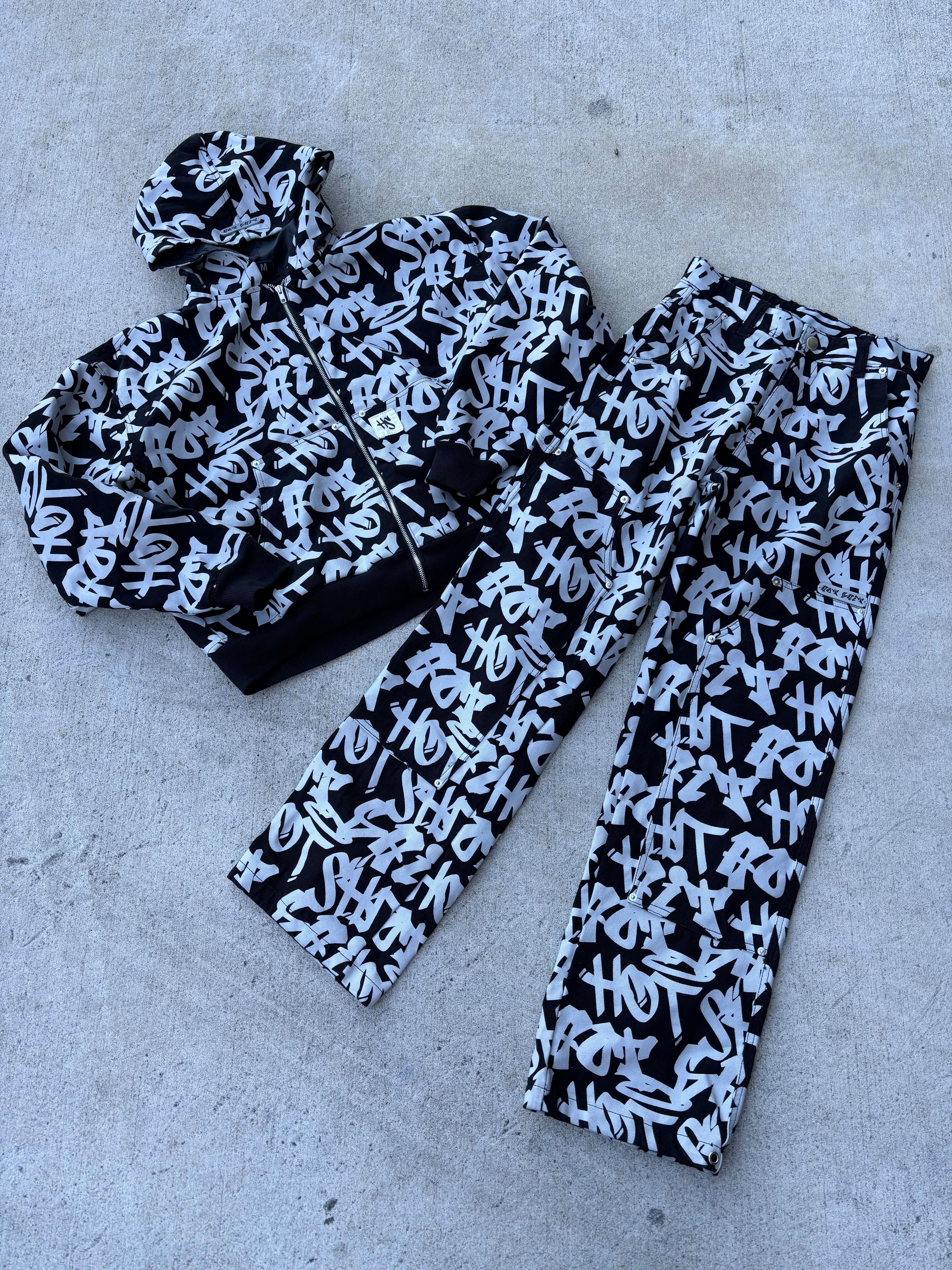 HEAVY WASH DENIM SET