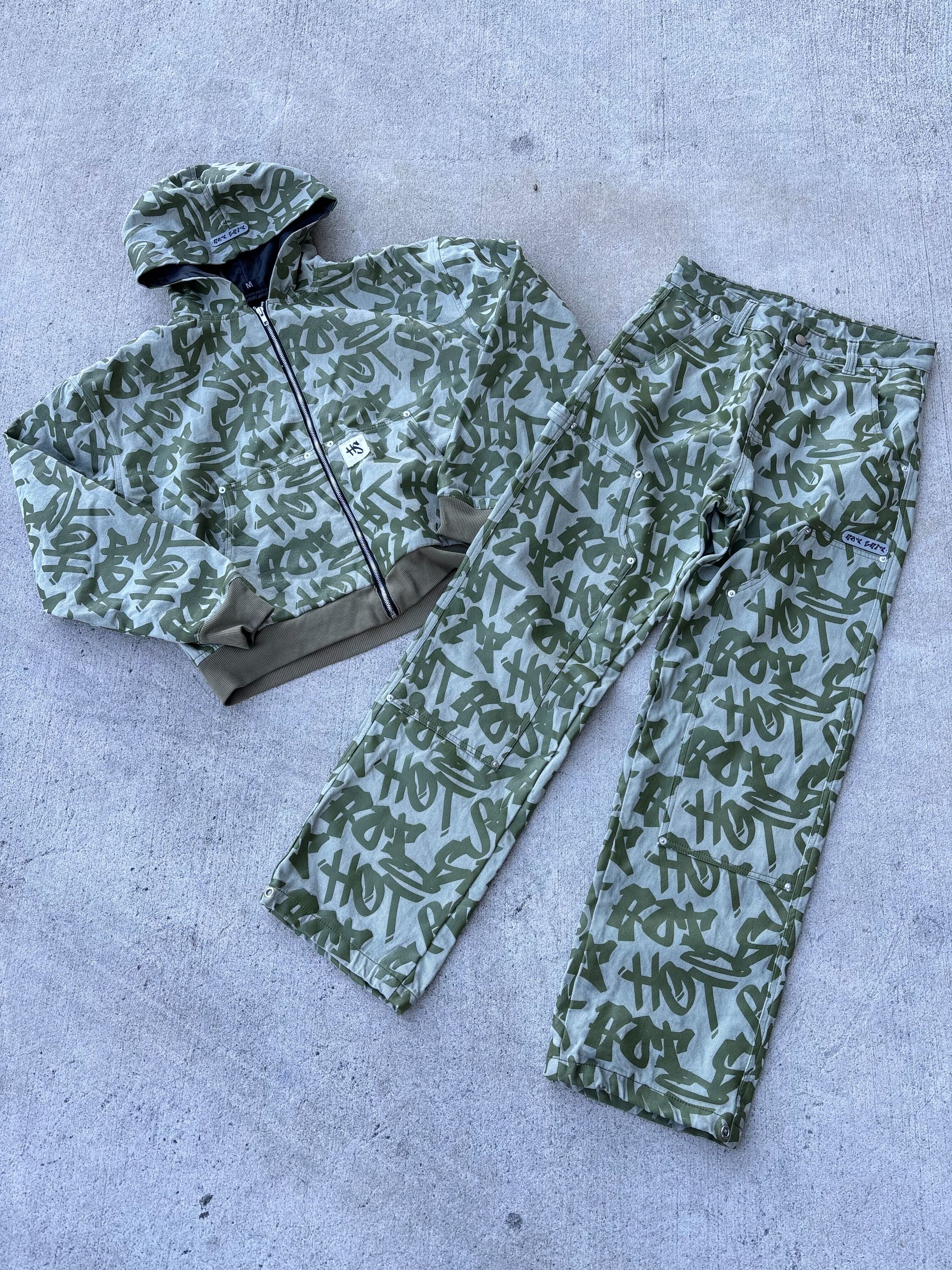 HEAVY WASH DENIM SET